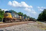 CSX 422 leads L795 (Waycross to Jacksonville turn) north at Martin Street